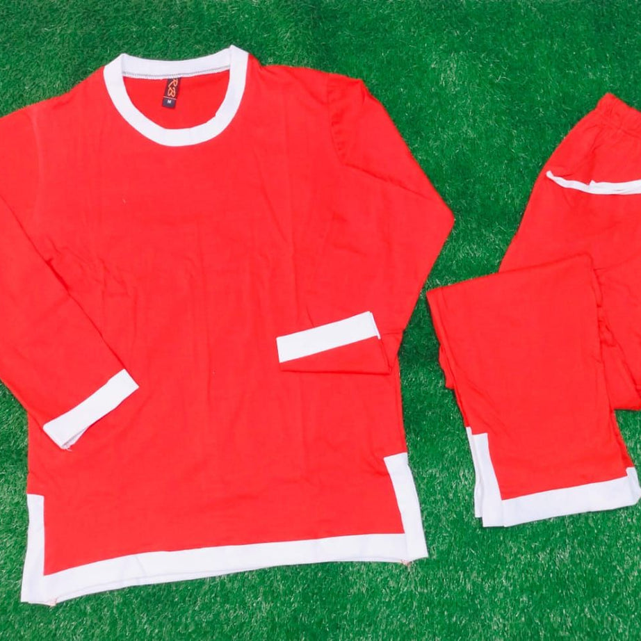 Plain Tshirt and Trouser Night Dress - Oshi.pk - Buy & Sell Online