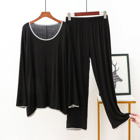 Plain Round Neck Tshirt and Trouser with Night Dress