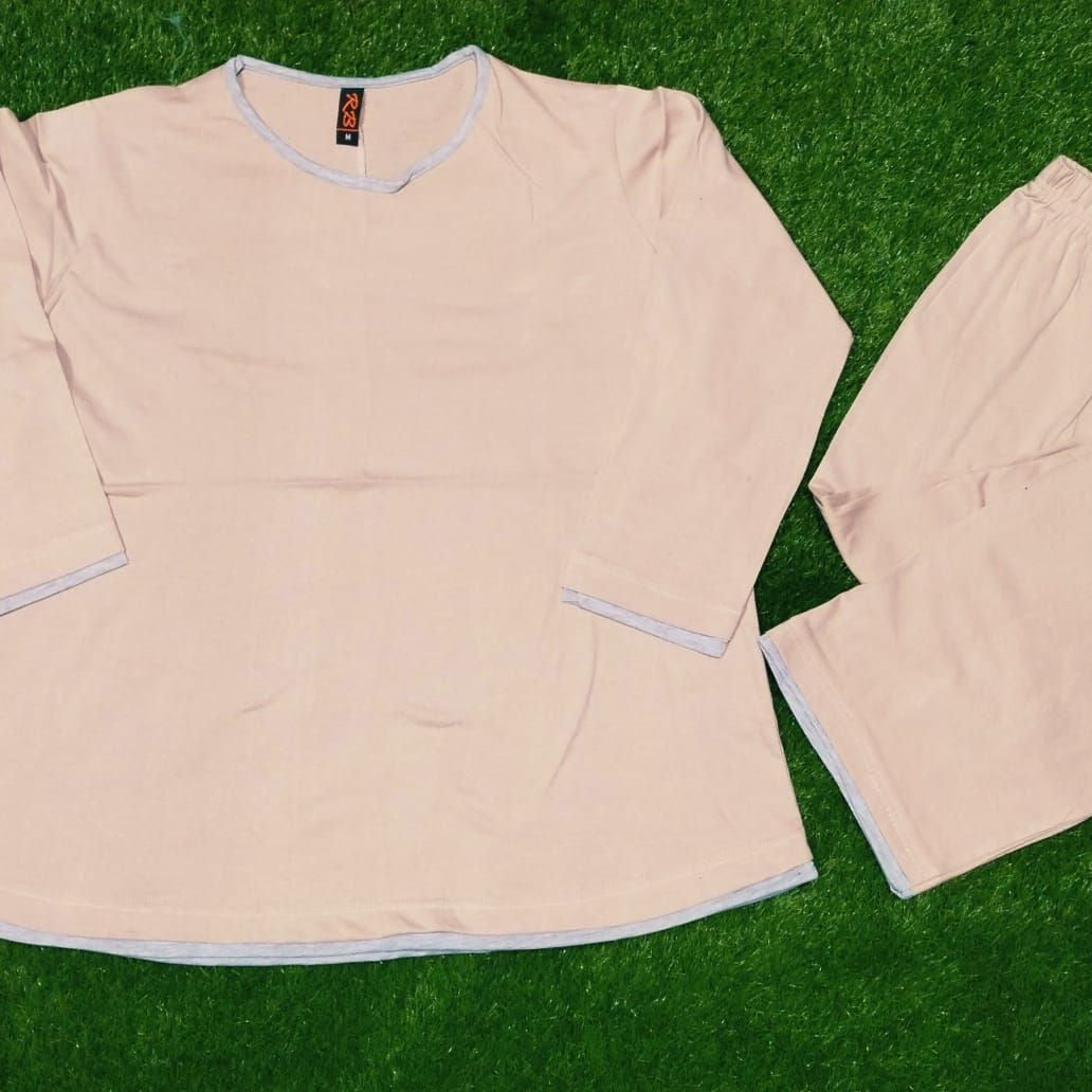 Plain Round Neck Tshirt and Trouser with Night Dress - Oshi.pk - Buy & Sell Online