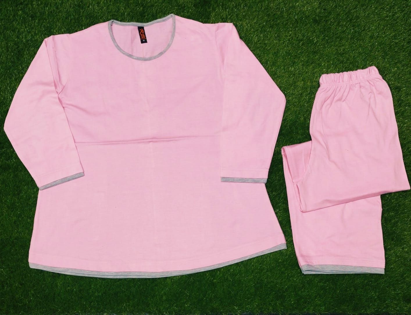 Plain Round Neck Tshirt and Trouser with Night Dress - Oshi.pk - Buy & Sell Online