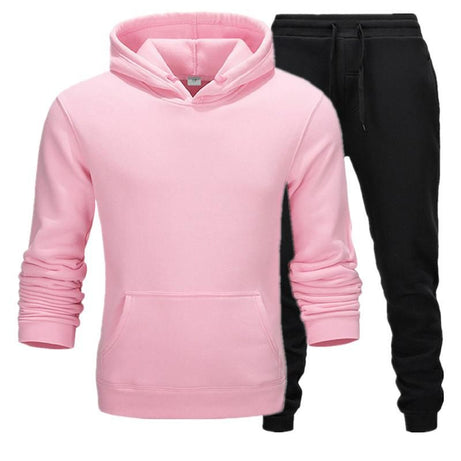 Plain Pink Tracksuit With Warm Fleece Hoodie and Trouser For Women - Oshi.pk - Buy & Sell Online