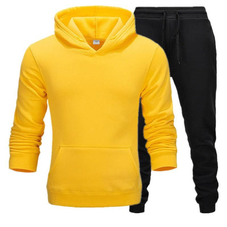 Plain Yellow Tracksuit With Hoodie and Trouser For Mens - Oshi.pk - Buy & Sell Online