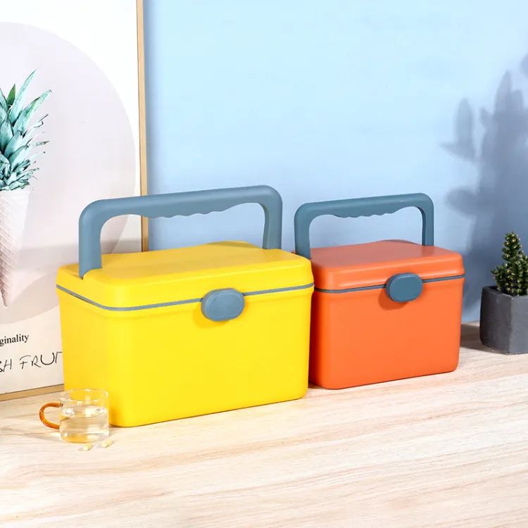 Plastic Multi Layer Small Medicine Box Family Pack Medicine Storage Box Medicine Box Household Large Capacity Medical Small Size First Aid Kit - Oshi.pk - Buy & Sell Online