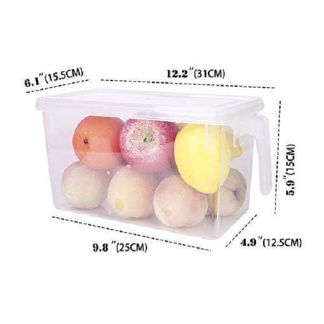 Plastic Refrigerator Fruit Vegetable Basket for Kitchen Dining Table Plastic - Oshi.pk - Buy & Sell Online