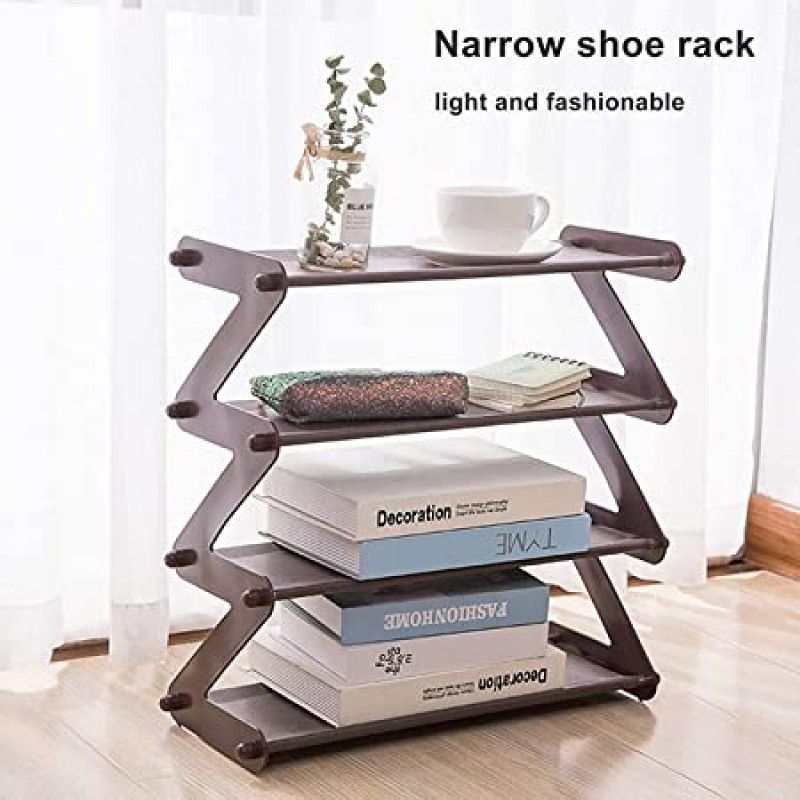 Plastic Shoe Rack 4-Shelf Organizer - Oshi.pk - Buy & Sell Online