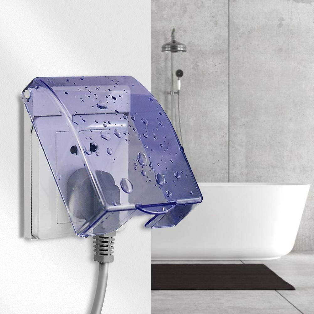 Plastic Wall Switch Waterproof Cover, Wall Socket Waterproof Box Board Panel Switch Protection Box with Flip cap cover - Oshi.pk - Buy & Sell Online