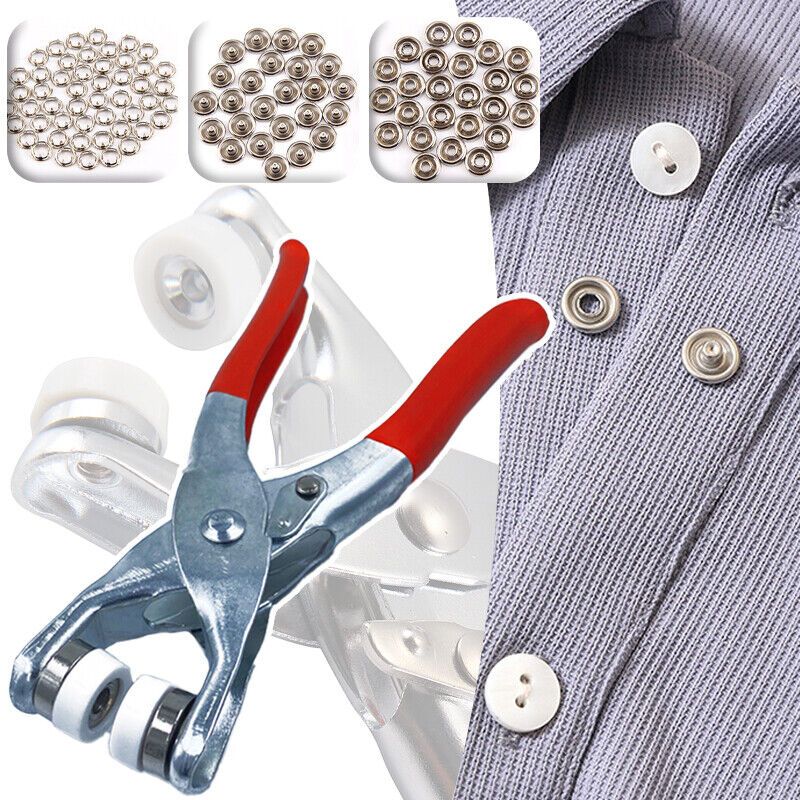 Pliers Button Press Tool for all cloths With 50 Buttons. - Oshi.pk - Buy & Sell Online
