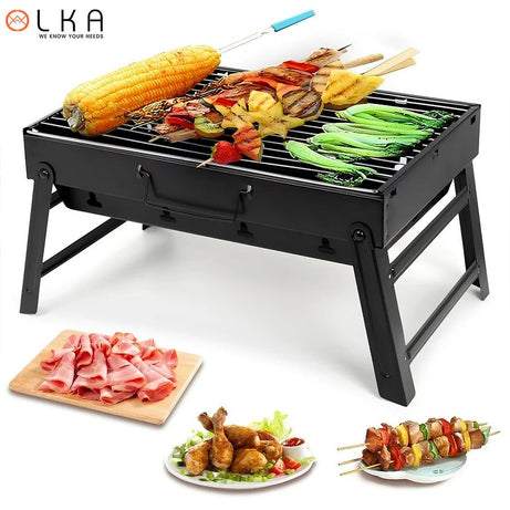 Portable BBQ GRILL – Black - Oshi.pk - Buy & Sell Online