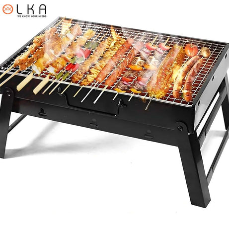Portable BBQ GRILL – Black - Oshi.pk - Buy & Sell Online
