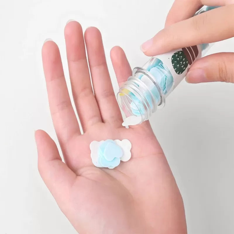 Portable Disposable Hand Washing Cleaning Foaming Paper Soap (Pack of 4) - Oshi.pk - Buy & Sell Online