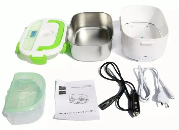 Portable Electric Lunch Box Tiffin Box Electronic Heating Lunch Box Portable Electric Food Warmer for Office / School AND OUT DOOR - Oshi.pk - Buy & Sell Online
