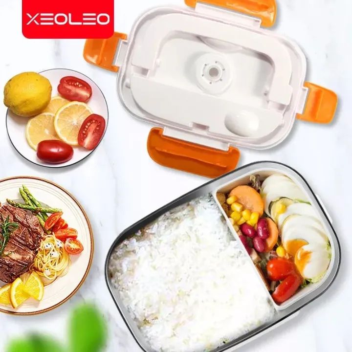 Portable Electric Lunch Box Tiffin Box Electronic Heating Lunch Box Portable Electric Food Warmer for Office / School AND OUT DOOR - Oshi.pk - Buy & Sell Online