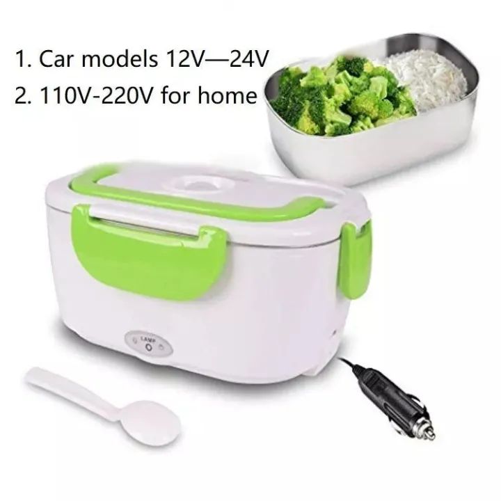 Portable Electric Lunch Box Tiffin Box Electronic Heating Lunch Box Portable Electric Food Warmer for Office / School AND OUT DOOR - Oshi.pk - Buy & Sell Online
