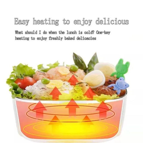 Portable Electric Lunch Box Tiffin Box Electronic Heating Lunch Box Portable Electric Food Warmer for Office / School AND OUT DOOR - Oshi.pk - Buy & Sell Online