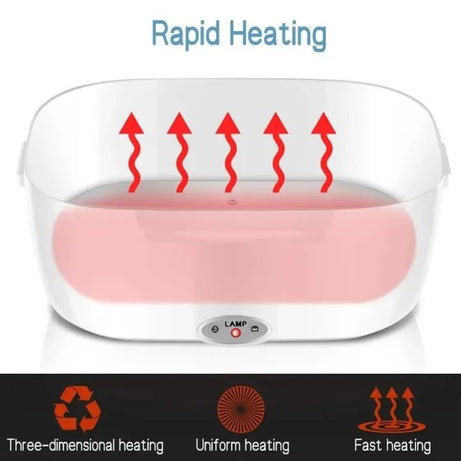 Portable Electric Lunch Box Tiffin Box Electronic Heating Lunch Box Portable Electric Food Warmer for Office / School AND OUT DOOR - Oshi.pk - Buy & Sell Online