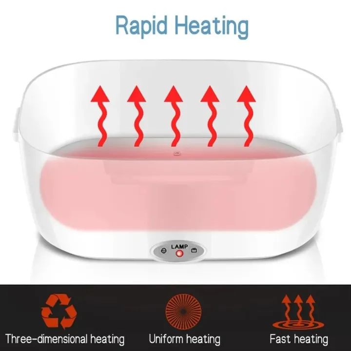 Portable Electric Lunch Box Tiffin Box Electronic Heating Lunch Box Portable Electric Food Warmer for Office / School AND OUT DOOR - Oshi.pk - Buy & Sell Online