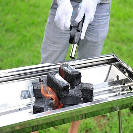 Portable Hand Powered BBQ Fan Air Blower Fast Fire Starter for Outdoor Picnic Camping - Oshi.pk - Buy & Sell Online