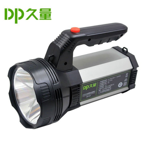 Portable LED Search Light DP 7313 Torch 8W LED 6000mAh DP Led Light Portable Rechargeable Search Light LED Spotlight Lighting Ultra Bright Outdoor - Oshi.pk - Buy & Sell Online