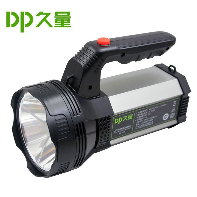 Portable LED Search Light DP 7313 Torch 8W LED 6000mAh DP Led Light Portable Rechargeable Search Light LED Spotlight Lighting Ultra Bright Outdoor - Oshi.pk - Buy & Sell Online