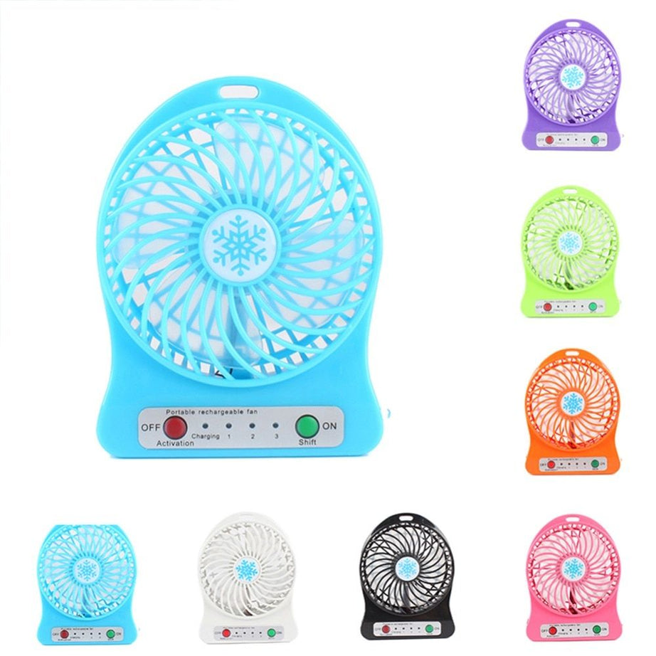 Mini Small Fan Usb Charging Desktop Student Dormitory Office Portable Plantain Small Fan