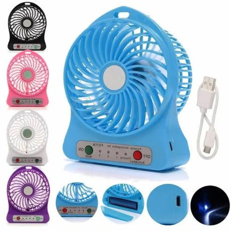 Portable Mini Fan Usb Charging rechargable battery - Oshi.pk - Buy & Sell Online