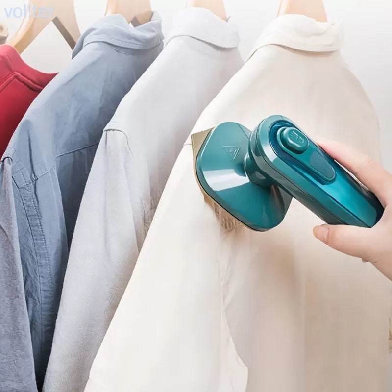 Portable Mini Ironing Machine Professional Electric Micro Steam Iron Foldable for Dry and Wet Ironing / Mini Travel Iron Foldable Garment Steamer - Oshi.pk - Buy & Sell Online