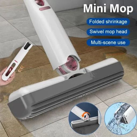 Portable Mini Squeeze Mop Absorbent Sponge Simple Desktop Cleaning Tools - Oshi.pk - Buy & Sell Online