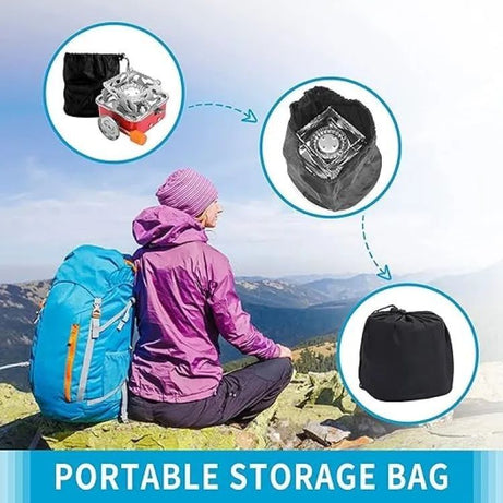 Portable Mini Stove For Emergency Home Purpose Camping Travelling Picnic 100% Safe Without Gas Bottle - Oshi.pk - Buy & Sell Online