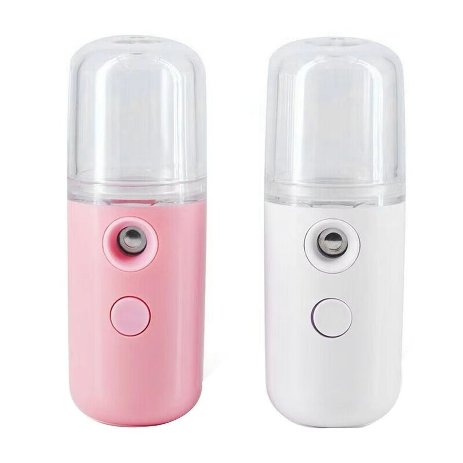 Portable Nano Water Reishment Facial, Makeup Water Mist Creat for Girls and Women, Cool Summer Watering, Cylinder - Oshi.pk - Buy & Sell Online