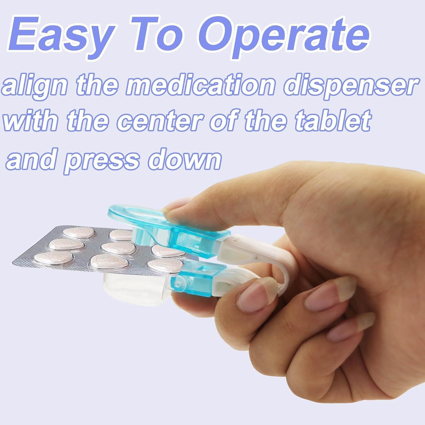 Pack of 2 Portable Pill Taker, Portable Travel Pill Popper Tool, Pill Organizer Pill Boxes Tablets Pills Organizer Medicine Storage Box - Oshi.pk - Buy & Sell Online