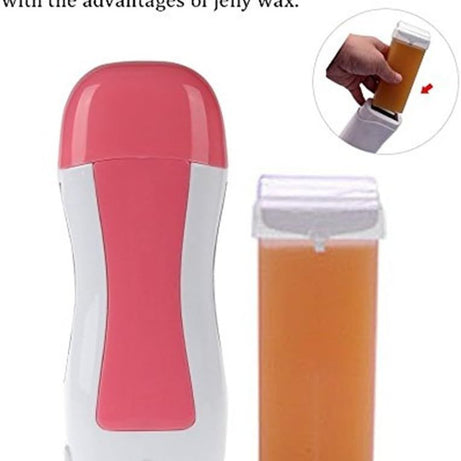 Portable Rolling Depilatory Epilators Cartridge Wax Warmer Hot Wax Hair Removal Shaving Heater Machine Parrafin Salon Tool - Oshi.pk - Buy & Sell Online