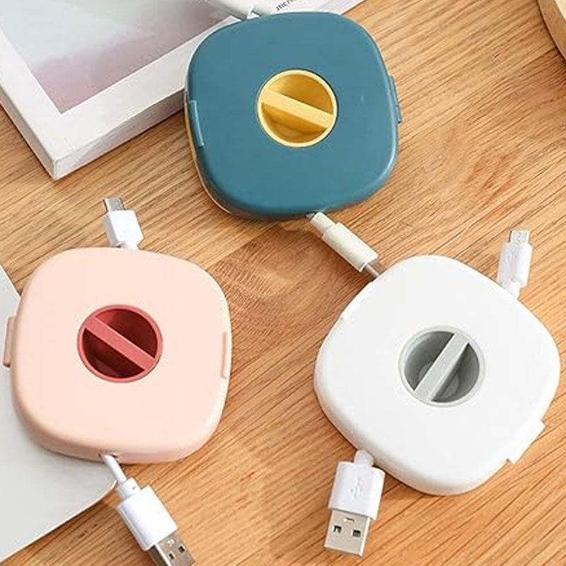 Portable Rotatable Data Cable Organizer And Mobile Stand - Oshi.pk - Buy & Sell Online