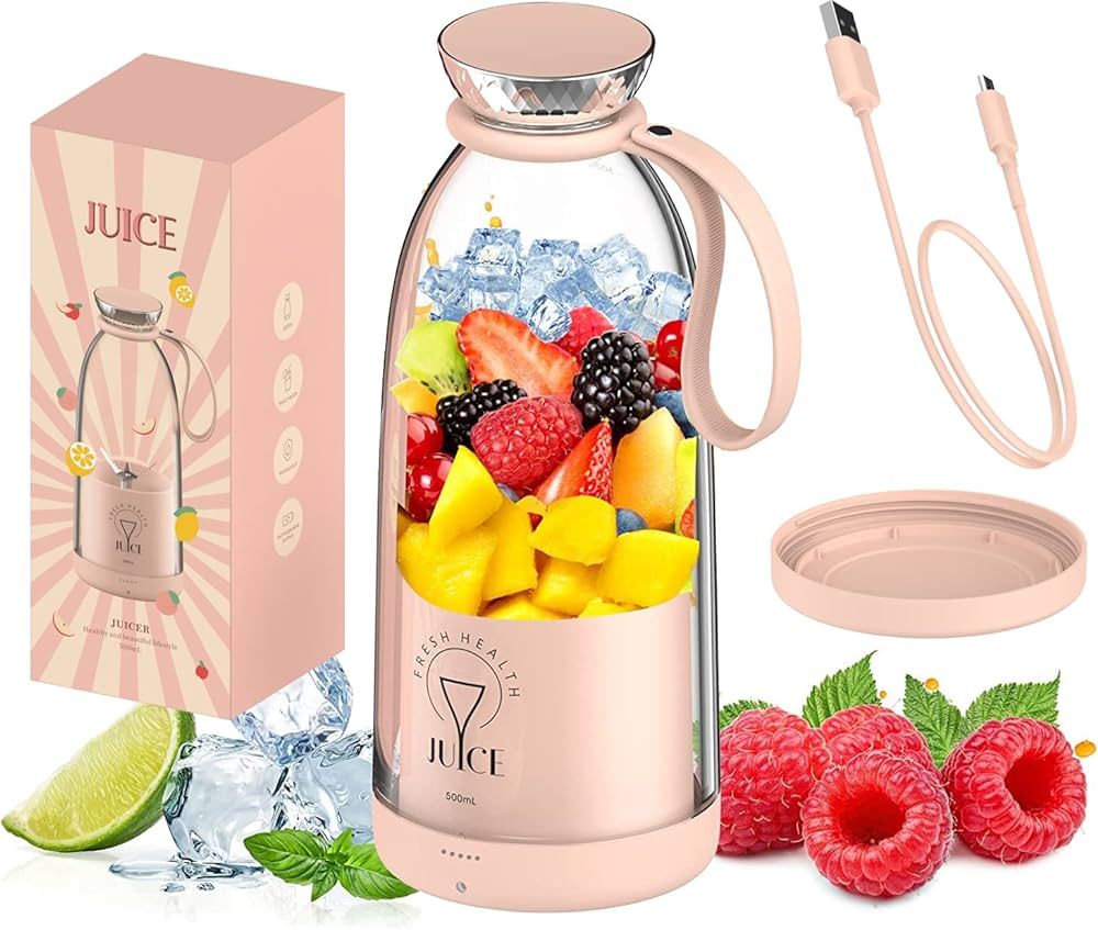 Portable Smoothie Blender – Electric Juicer | Mini Handheld Rechargeable Mixer - Oshi.pk - Buy & Sell Online