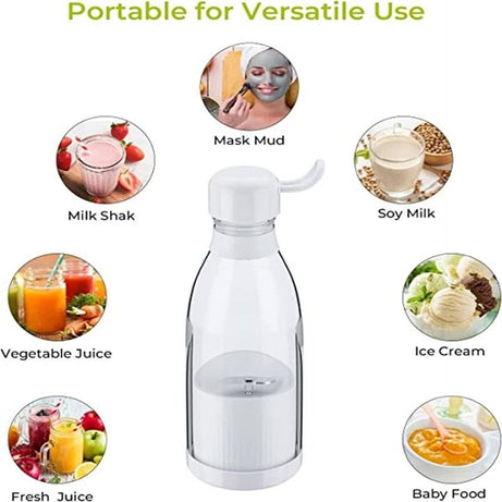 Portable Smoothie Blender – Electric Juicer | Mini Handheld Rechargeable Mixer - Oshi.pk - Buy & Sell Online