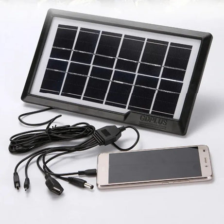 Portable Solar Panel Power Generation GD-10X System Multi Functional Power Supply Small Size Monocrystalline Solar Panel - Oshi.pk - Buy & Sell Online