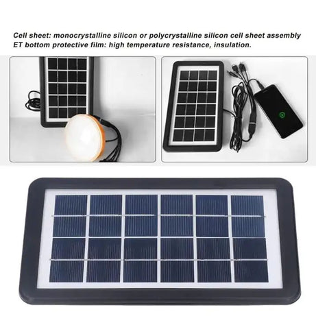 Portable Solar Panel Power Generation GD-10X System Multi Functional Power Supply Small Size Monocrystalline Solar Panel - Oshi.pk - Buy & Sell Online