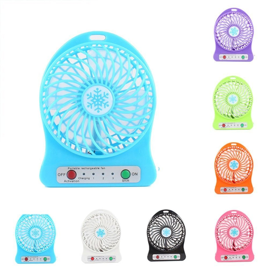Portable USB Rechargeable Mini Desktop Fan for Dorms, Offices, and Students - Oshi.pk - Buy & Sell Online