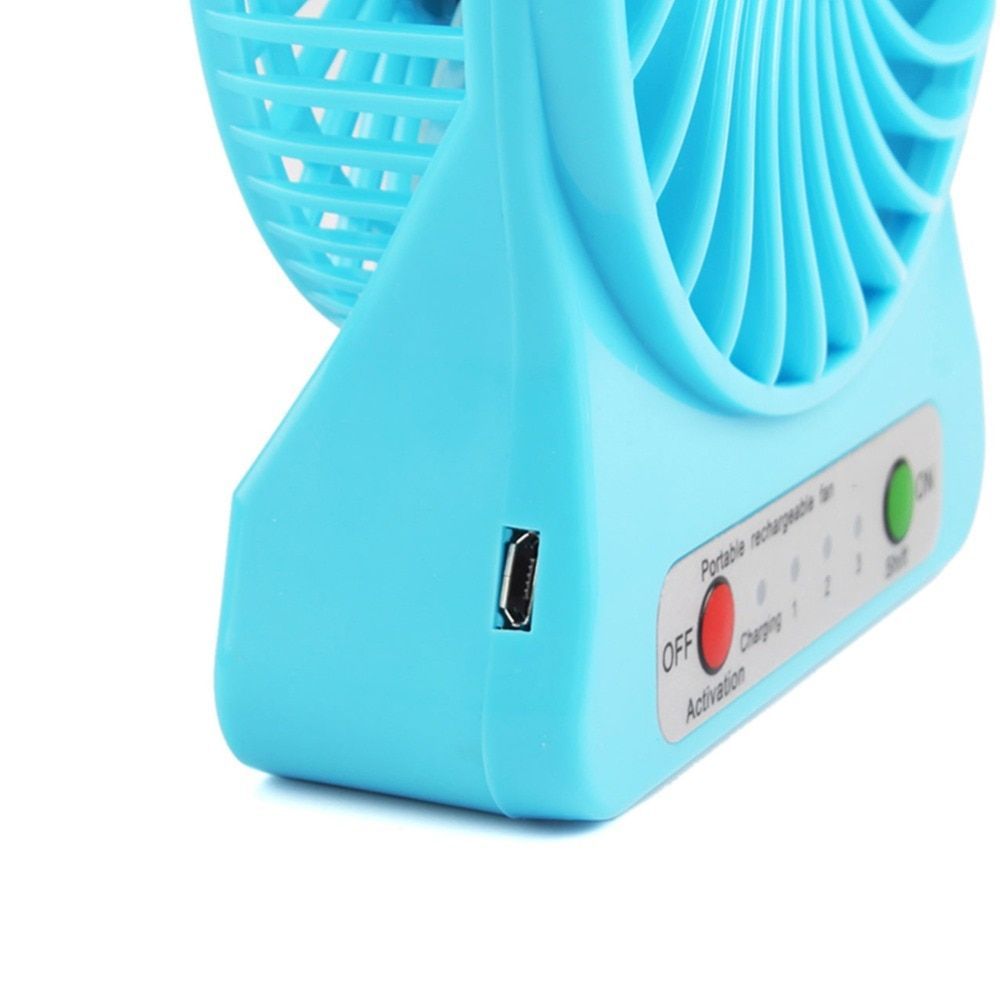 Portable USB Rechargeable Mini Desktop Fan for Dorms, Offices, and Students - Oshi.pk - Buy & Sell Online