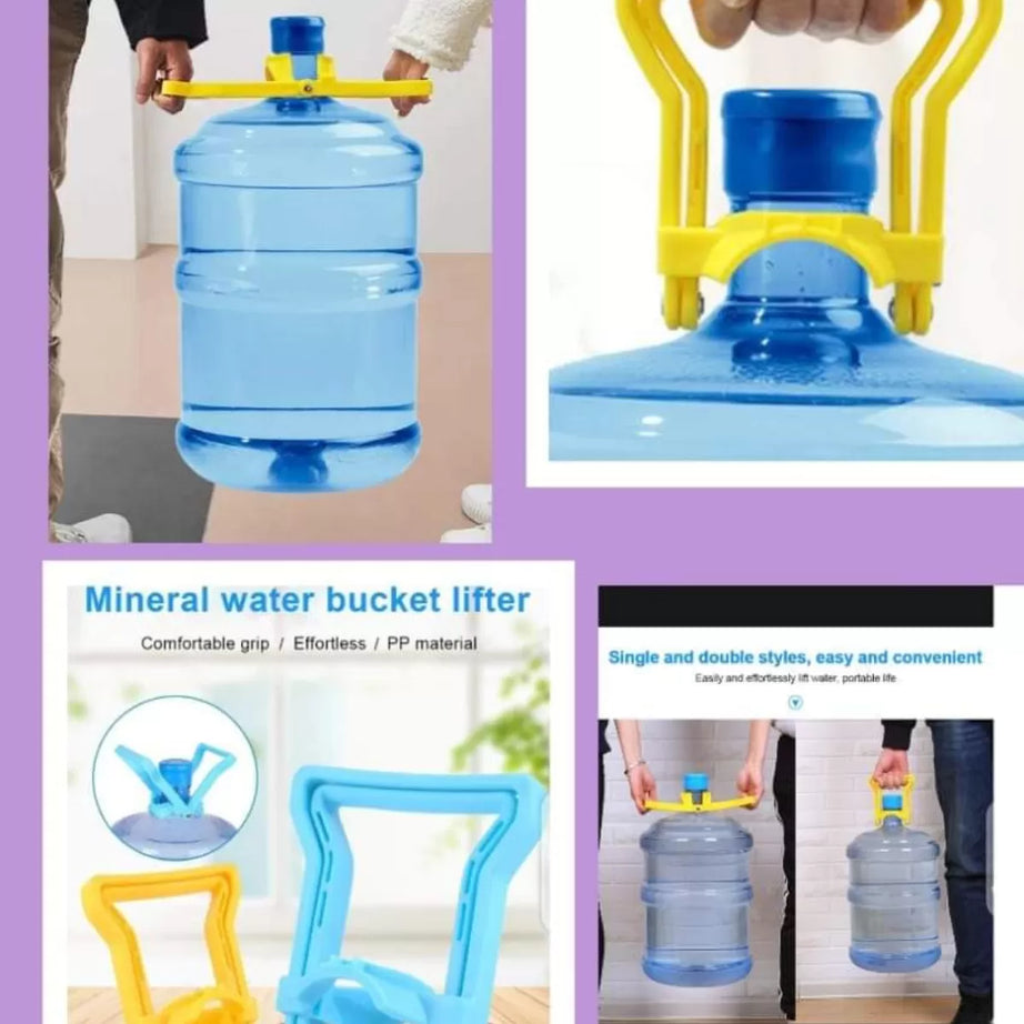 Portable Water Carry Bottled Water Pail Bucket Handle