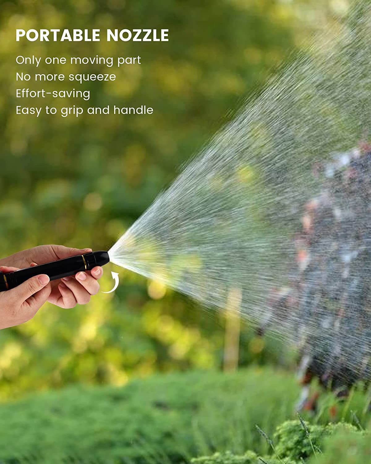 Portable Water Sprayer Nozzle Adjustable High Pressure Car Washing Garden Hose Sprinkler System Car Wash Watering Water Spray Nozzle - Oshi.pk - Buy & Sell Online