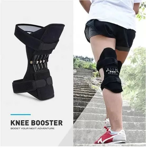 Power Knee Joint Support Knee Pads Breathable Power Lift Joint Support Bandage Knee Pad Power Knee Stabilizer Pads Spring Force Knee Booste - Oshi.pk - Buy & Sell Online