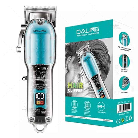 Powerful cordless 100-240v hair clipper rechargeable professional barber hair trimmer for men electric hair cutting machine kit - Oshi.pk - Buy & Sell Online