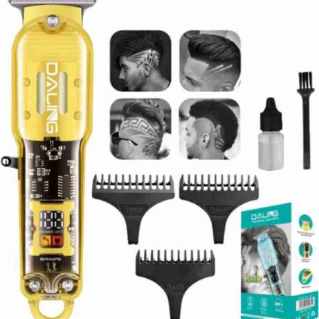 Powerful cordless 100-240v hair clipper rechargeable professional barber hair trimmer for men electric hair cutting machine kit - Oshi.pk - Buy & Sell Online