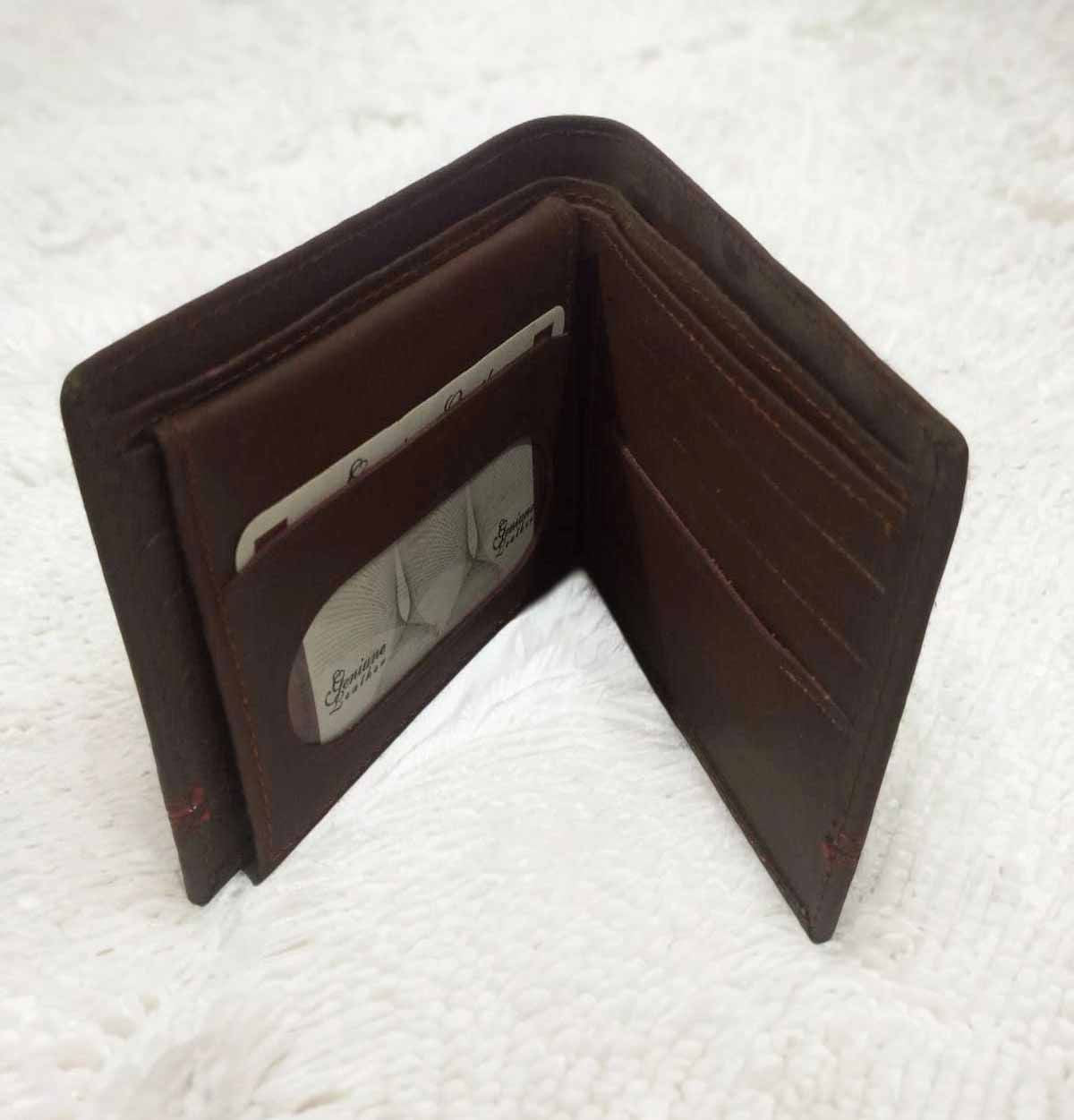 Premium Quality Wallet For Men Brown Bifold - Oshi.pk - Buy & Sell Online