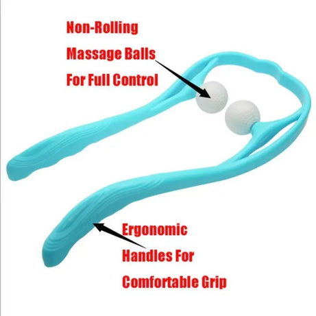 Pressure Point Therapy Massager Comfortable Neck Massager Roller Shoulder Back Pain Ball Self-massage Tool - Oshi.pk - Buy & Sell Online
