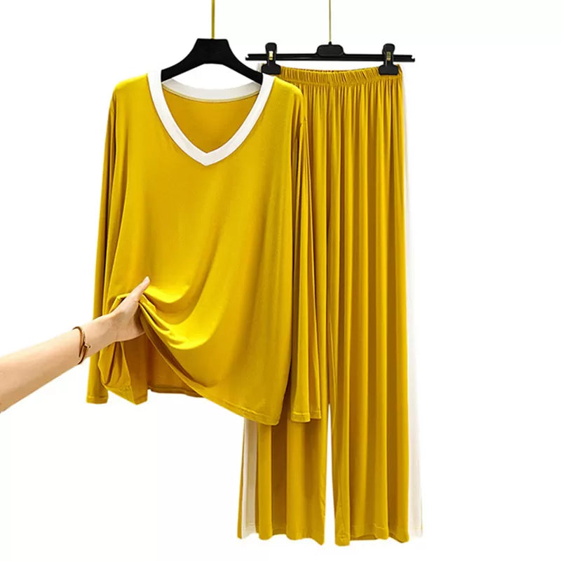 Printed Cotton Ladies Sleep Dress Night Wear With Shirt And Trouser (Design-207) - Oshi.pk - Buy & Sell Online