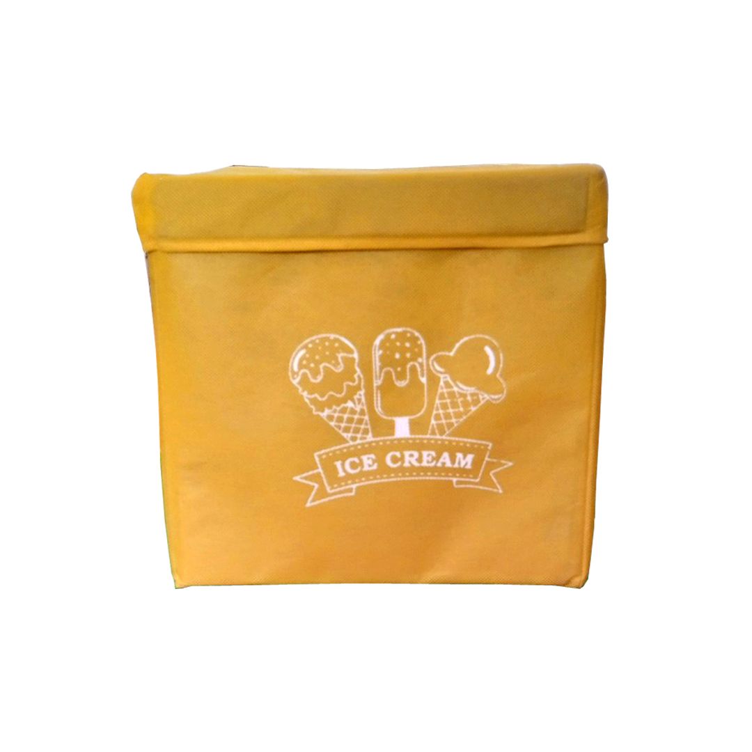 Printed Design Charactar Logo Square Lid Cube Toys Clothes Storage Basket Square Bins Cloth Organizer Storage Baskets - Oshi.pk - Buy & Sell Online