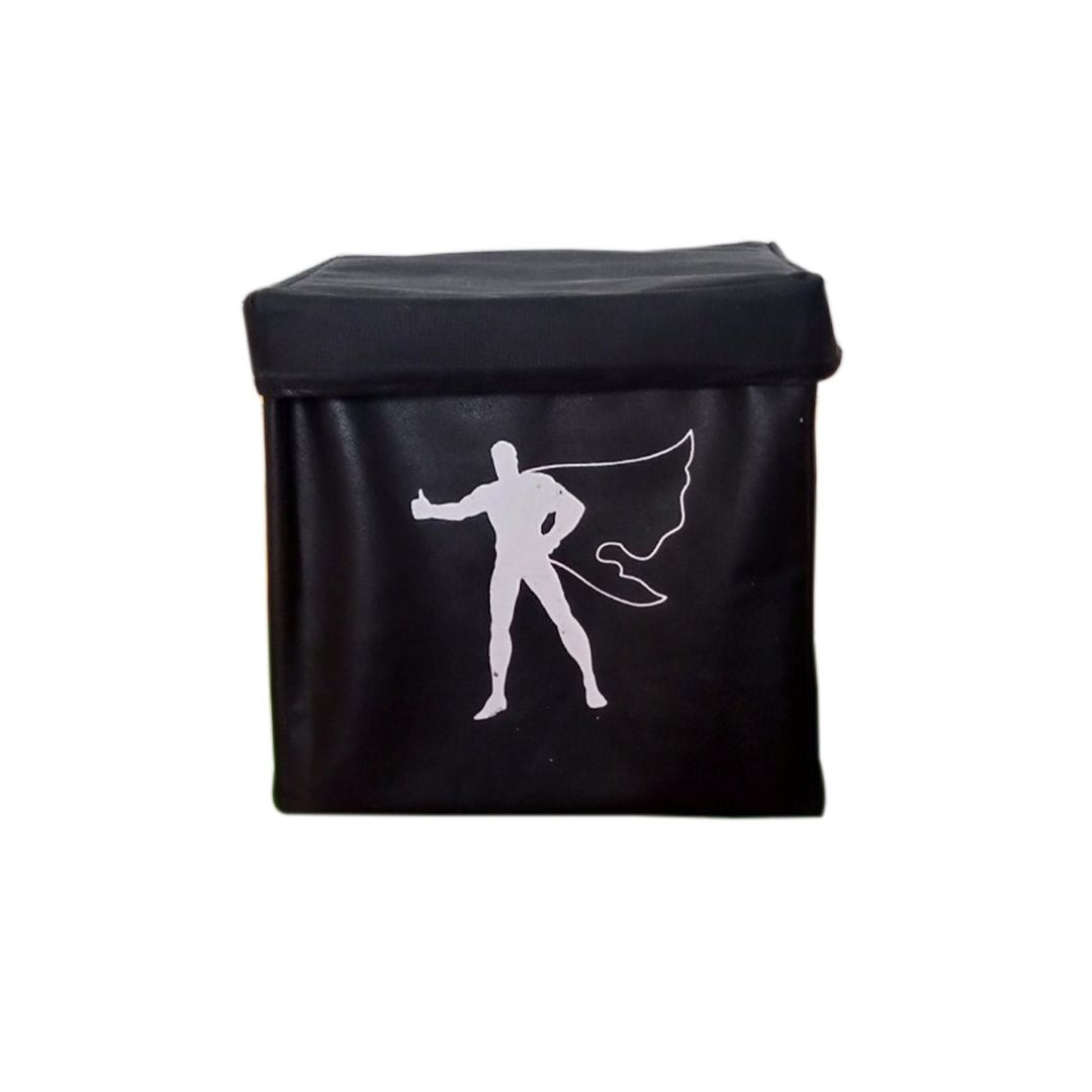 Printed Design Charactar Logo Square Lid Cube Toys Clothes Storage Basket Square Bins Cloth Organizer Storage Baskets - Oshi.pk - Buy & Sell Online