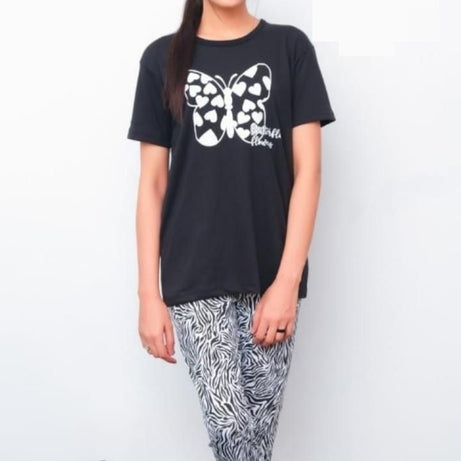 Printed Night Dress Tshirt and Trouser For Her - Oshi.pk - Buy & Sell Online