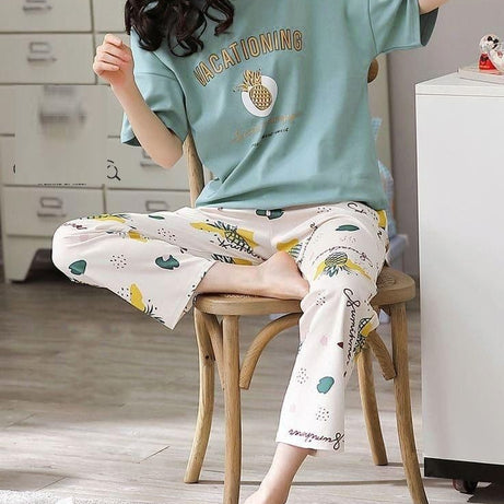 Printed Shirt Trouser Night Dress For Her - Oshi.pk - Buy & Sell Online